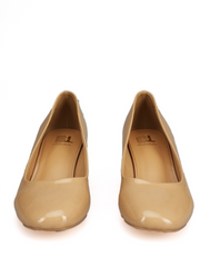 Round Toe low thick heel pump shoes,2.36"